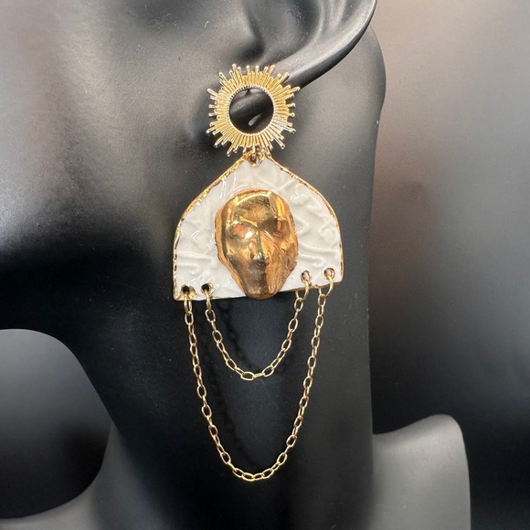 Jewelry - Handmade Luxury Ceramic Earrings – Unique, Lightweight, and Artistic Jewelry